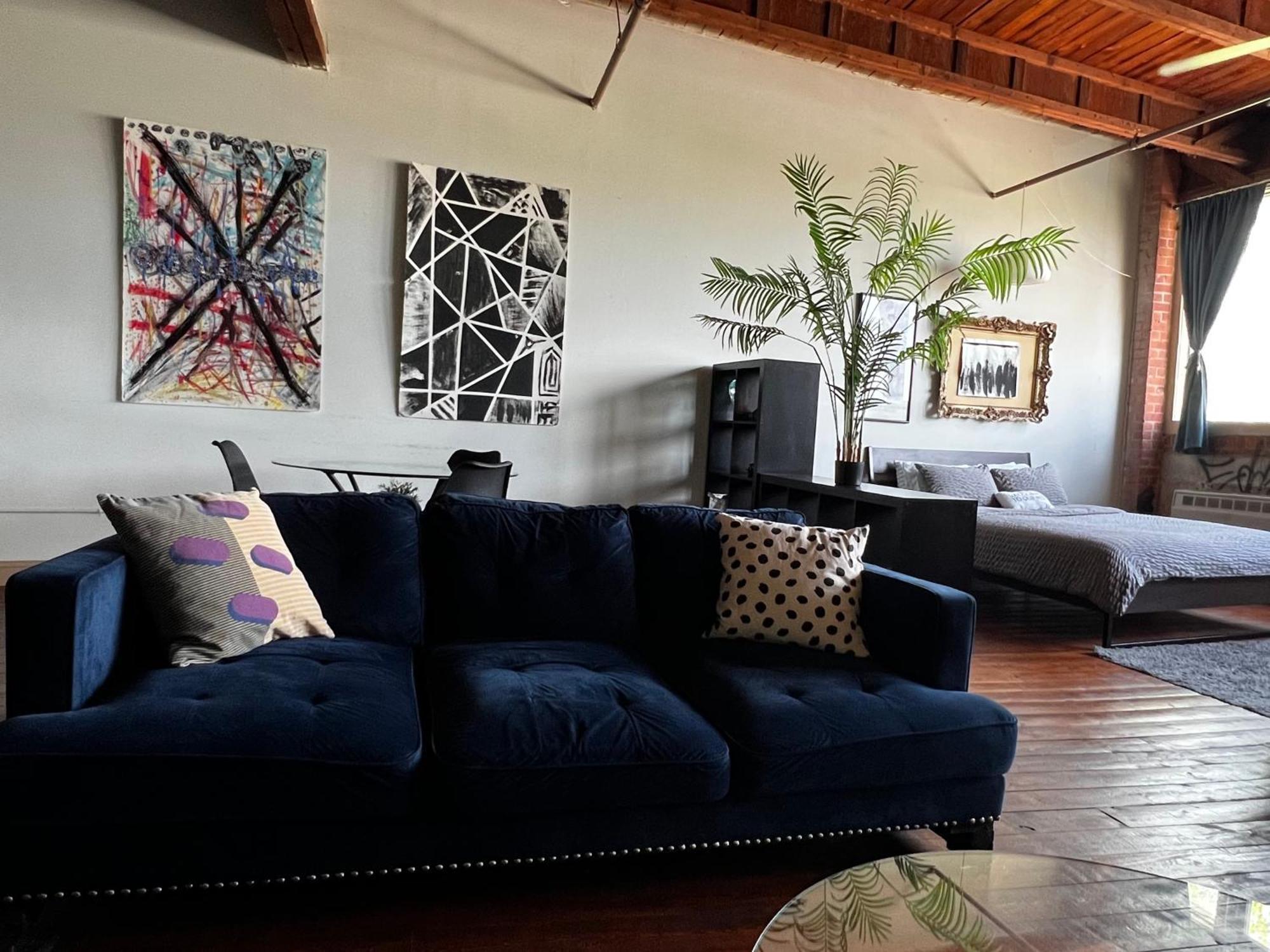 شقة 420 Friendly Skyline View Downtown Loft Free Parking ديترويت المظهر الخارجي الصورة